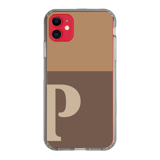 Slim Protection Case［ Original - initial two tone - P brown ］