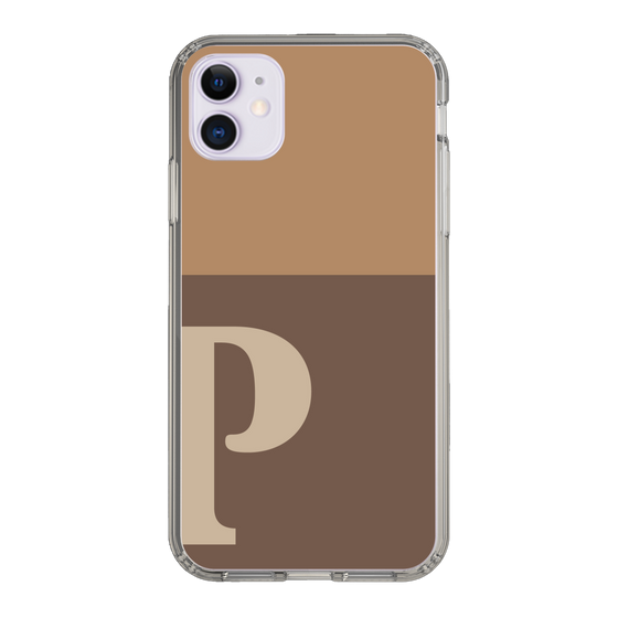 Slim Protection Case［ Original - initial two tone - P brown ］