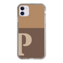 Slim Protection Case［ Original - initial two tone - P brown ］