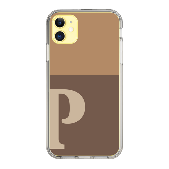 Slim Protection Case［ Original - initial two tone - P brown ］