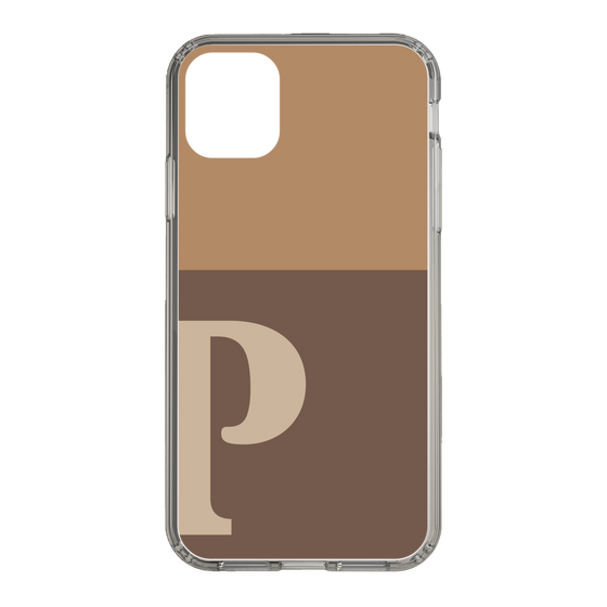 Slim Protection Case［ Original - initial two tone - P brown ］
