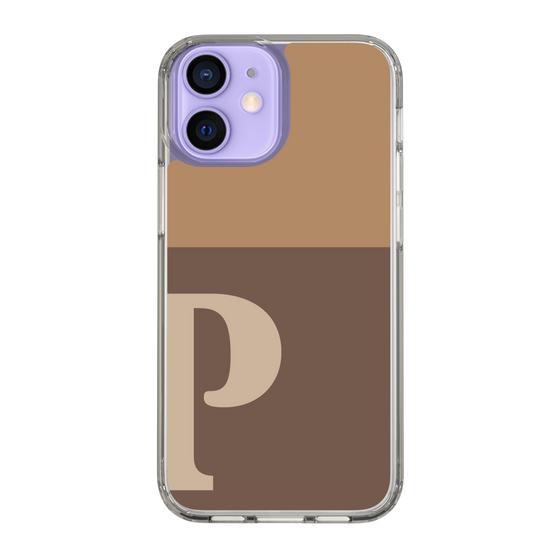 Slim Protection Case［ Original - initial two tone - P brown ］