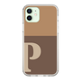 Slim Protection Case［ Original - initial two tone - P brown ］