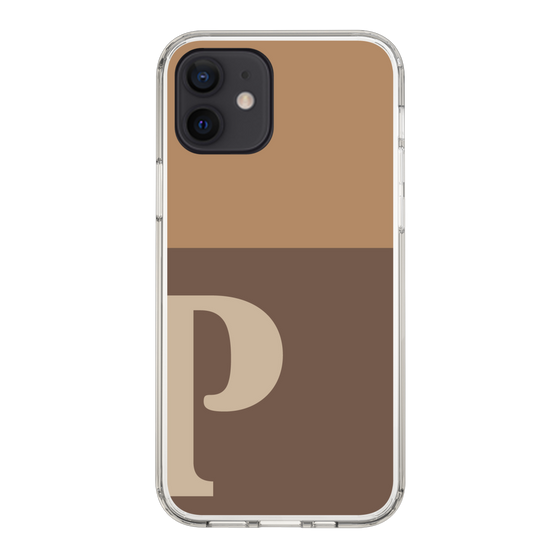 Slim Protection Case［ Original - initial two tone - P brown ］