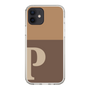 Slim Protection Case［ Original - initial two tone - P brown ］