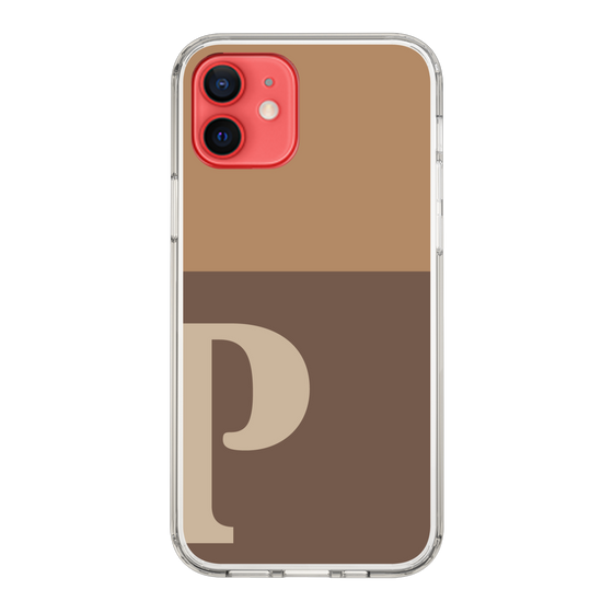 Slim Protection Case［ Original - initial two tone - P brown ］