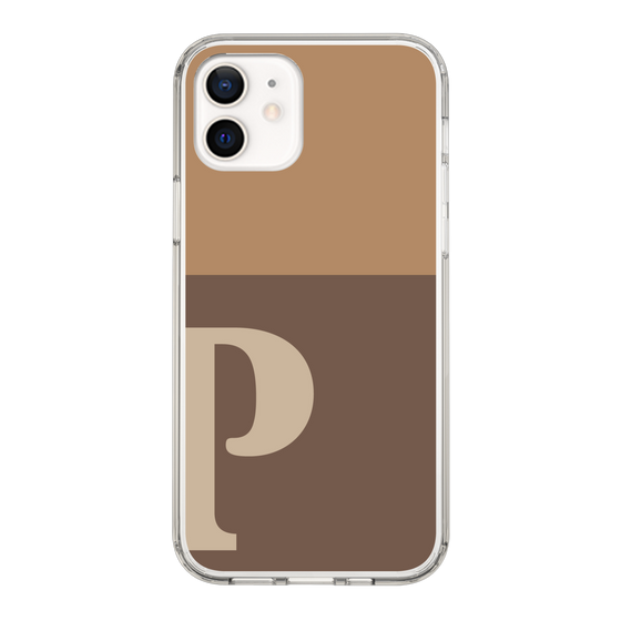 Slim Protection Case［ Original - initial two tone - P brown ］