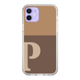 Slim Protection Case［ Original - initial two tone - P brown ］