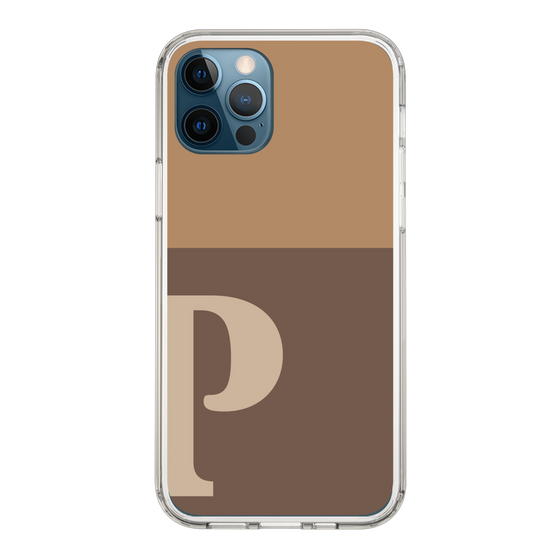 Slim Protection Case［ Original - initial two tone - P brown ］