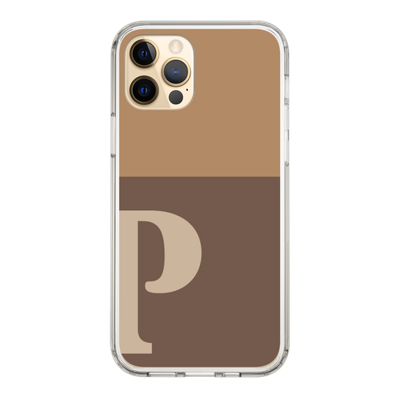 Slim Protection Case［ Original - initial two tone - P brown ］