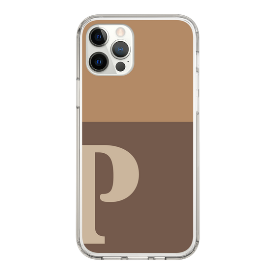 Slim Protection Case［ Original - initial two tone - P brown ］