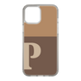 Slim Protection Case［ Original - initial two tone - P brown ］