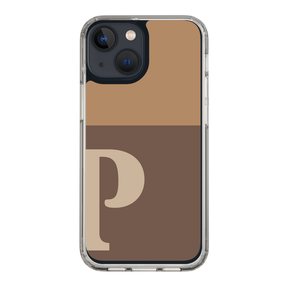Slim Protection Case［ Original - initial two tone - P brown ］