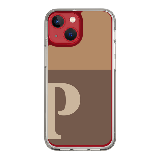 Slim Protection Case［ Original - initial two tone - P brown ］