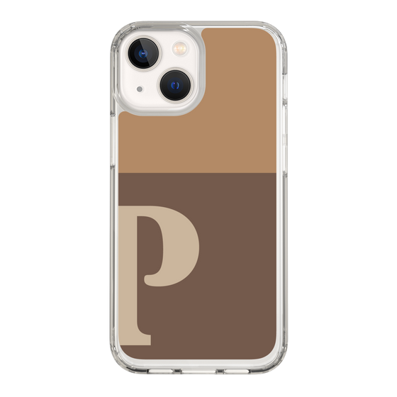 Slim Protection Case［ Original - initial two tone - P brown ］