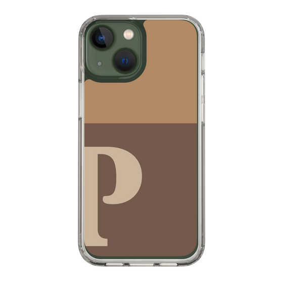 Slim Protection Case［ Original - initial two tone - P brown ］