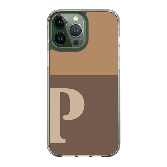 Slim Protection Case［ Original - initial two tone - P brown ］