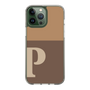 Slim Protection Case［ Original - initial two tone - P brown ］