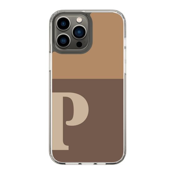 Slim Protection Case［ Original - initial two tone - P brown ］