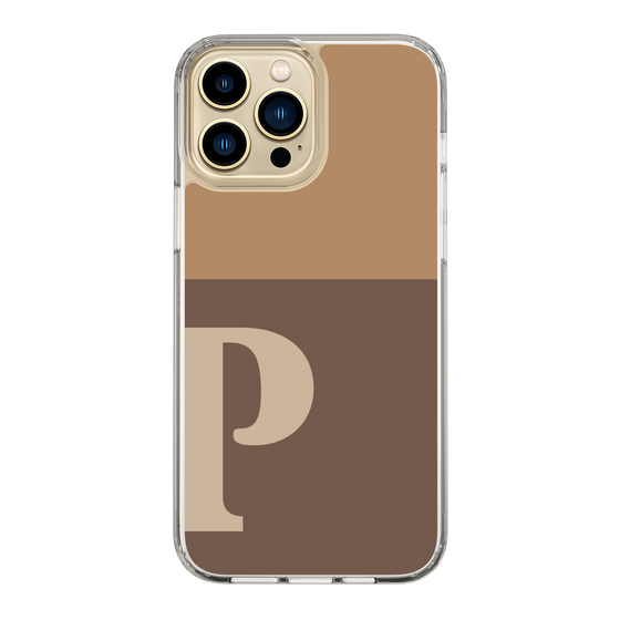 Slim Protection Case［ Original - initial two tone - P brown ］