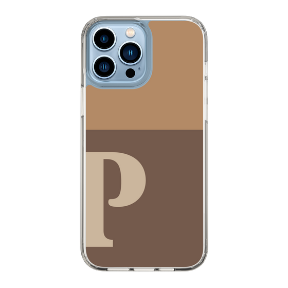 Slim Protection Case［ Original - initial two tone - P brown ］