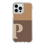 Slim Protection Case［ Original - initial two tone - P brown ］