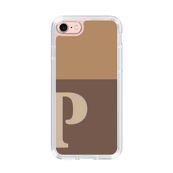 Slim Protection Case［ Original - initial two tone - P brown ］
