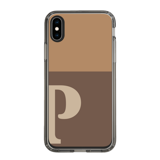 Slim Protection Case［ Original - initial two tone - P brown ］