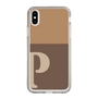 Slim Protection Case［ Original - initial two tone - P brown ］