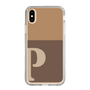 Slim Protection Case［ Original - initial two tone - P brown ］