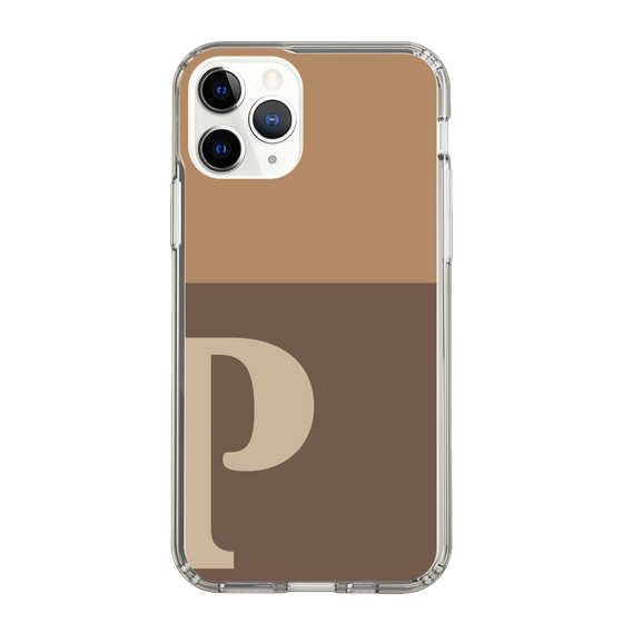 Slim Protection Case［ Original - initial two tone - P brown ］