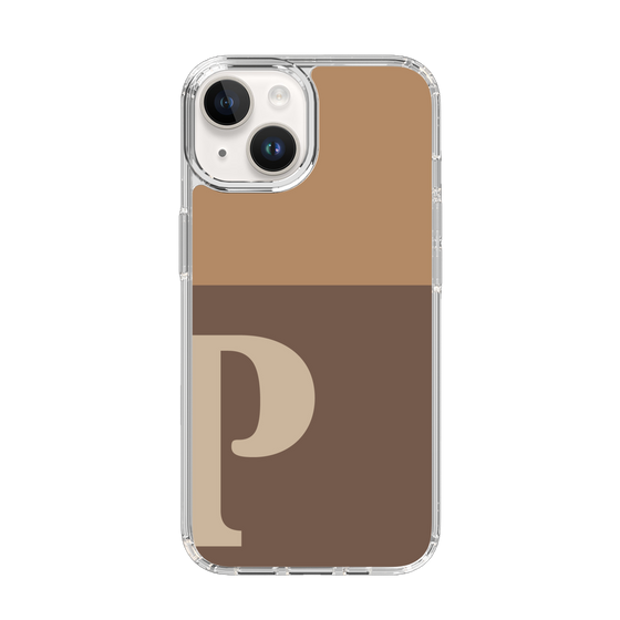 Slim Protection Case［ Original - initial two tone - P brown ］