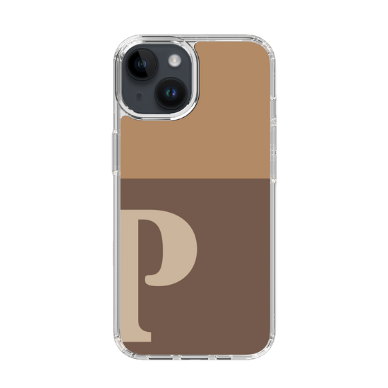 Slim Protection Case［ Original - initial two tone - P brown ］