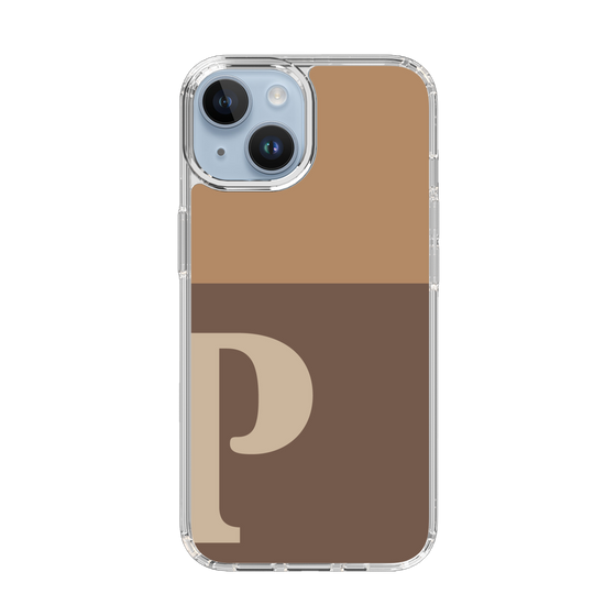 Slim Protection Case［ Original - initial two tone - P brown ］