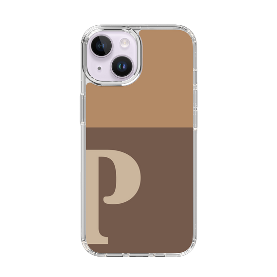 Slim Protection Case［ Original - initial two tone - P brown ］