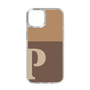 Slim Protection Case［ Original - initial two tone - P brown ］