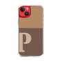 Slim Protection Case［ Original - initial two tone - P brown ］