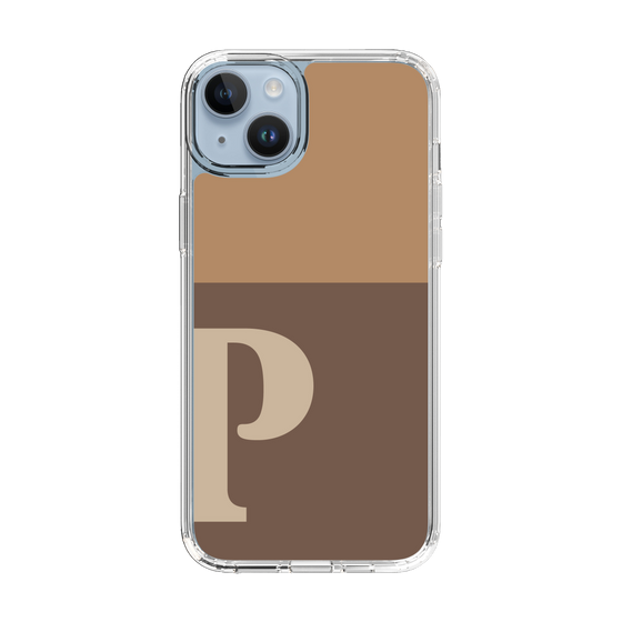Slim Protection Case［ Original - initial two tone - P brown ］