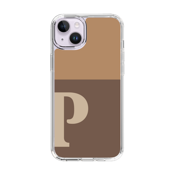 Slim Protection Case［ Original - initial two tone - P brown ］