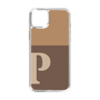 Slim Protection Case［ Original - initial two tone - P brown ］