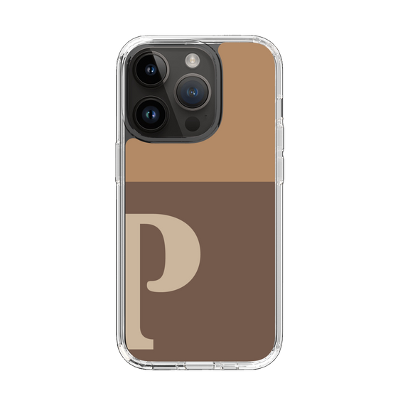 Slim Protection Case［ Original - initial two tone - P brown ］