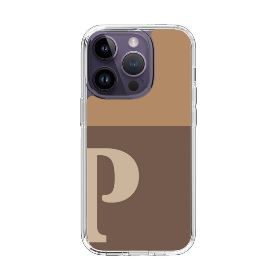 Slim Protection Case［ Original - initial two tone - P brown ］