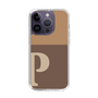 Slim Protection Case［ Original - initial two tone - P brown ］
