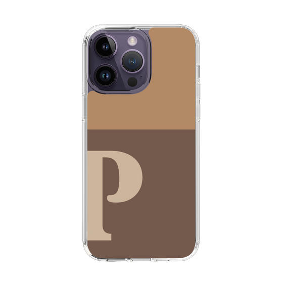 Slim Protection Case［ Original - initial two tone - P brown ］
