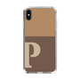 Slim Protection Case［ Original - initial two tone - P brown ］