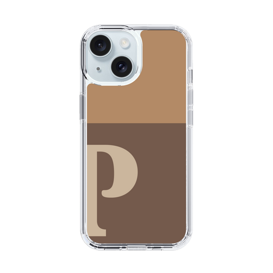 Slim Protection Case［ Original - initial two tone - P brown ］