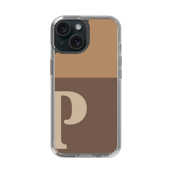 Slim Protection Case［ Original - initial two tone - P brown ］