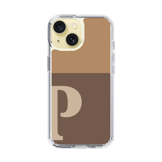 Slim Protection Case［ Original - initial two tone - P brown ］