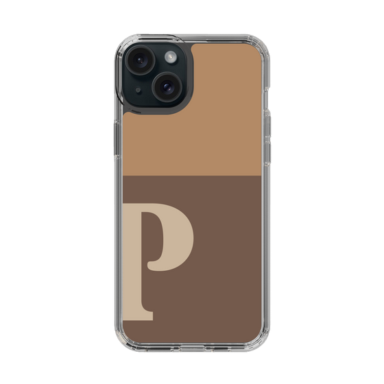 Slim Protection Case［ Original - initial two tone - P brown ］