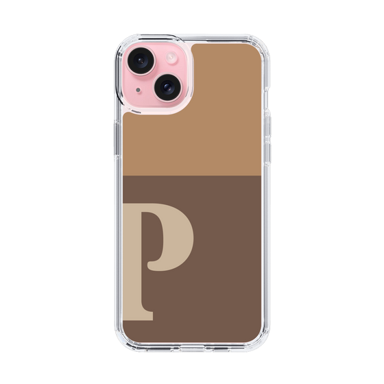 Slim Protection Case［ Original - initial two tone - P brown ］